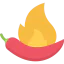 Hot pepper icon 64x64