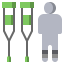 Crutches icon 64x64