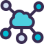 Cloud computing ícone 64x64