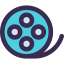 Film reel ícone 64x64