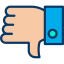 Thumb down アイコン 64x64