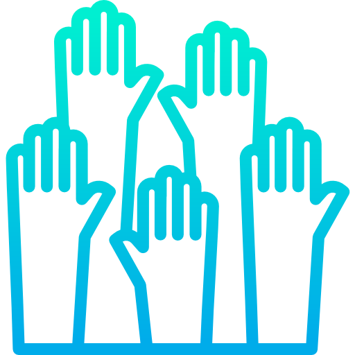 Hands up icon
