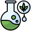 Cannabis oil icon 64x64
