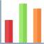 Bar chart 图标 64x64
