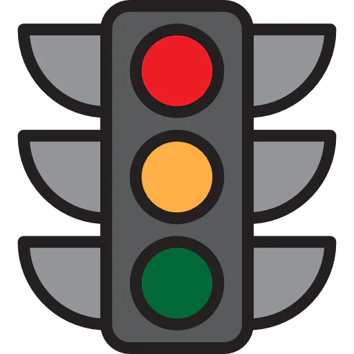 Traffic light icon