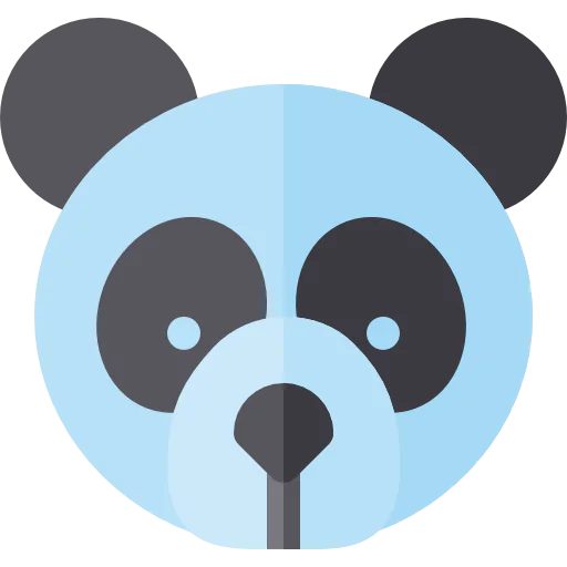 Panda bear icon
