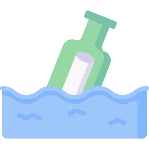 Message in a bottle icon