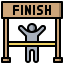 Finish line icon 64x64