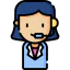 Call center agent icon 64x64
