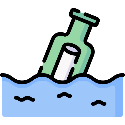 Message in a bottle icon