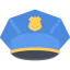 Police cap icon 64x64