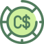 Canadian dollar 图标 64x64