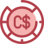 Canadian dollar biểu tượng 64x64