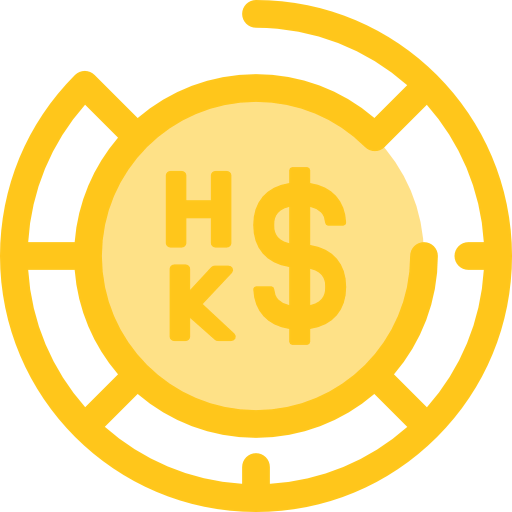 Hong kong dollar icon