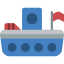 Boat toy ícone 64x64