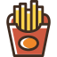 French fries icon 64x64
