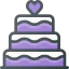 Wedding cake icon 64x64