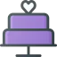Wedding cake icon 64x64