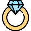Diamond ring icon 64x64
