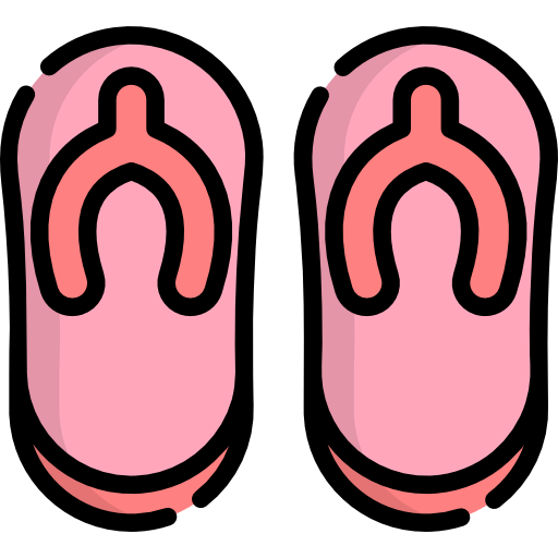 Flip flops icon