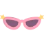 Cat eye glasses icon 64x64