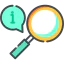 Magnifying glass icon 64x64