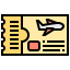 Boarding pass icon 64x64