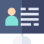 Online recruitment icon 64x64