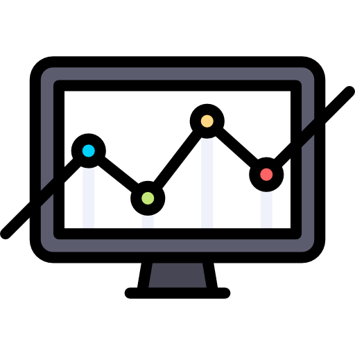 Line chart icon
