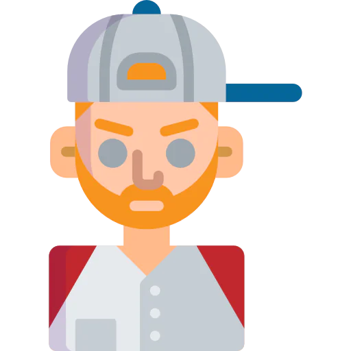 Baseball player icon