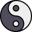 Yin yang アイコン 64x64