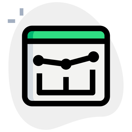 Line chart icon