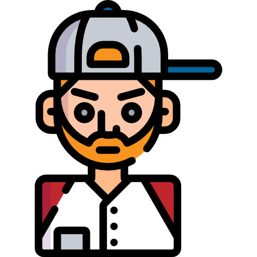 Baseball player icon