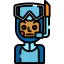 Scuba diver icon 64x64