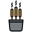 Incense sticks icon 64x64