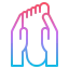 Foot massage icon 64x64