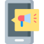 Mobile marketing icon 64x64