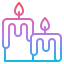 Spa candles icon 64x64