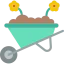 Wheelbarrow icon 64x64