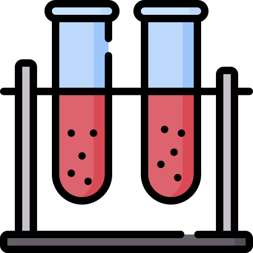 Test tubes icon