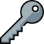 Door key icon 64x64