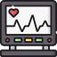 Electrocardiogram icon 64x64