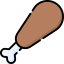 Chicken leg icon 64x64