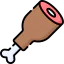 Ham leg icon 64x64