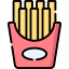 French fries icon 64x64