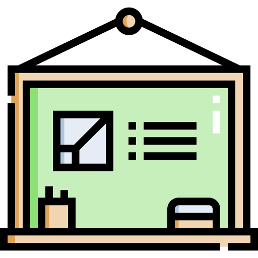 Chalkboard icon