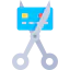 Credit card destruction icon 64x64