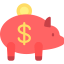 Piggy bank icon 64x64