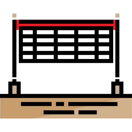 Volleyball net icon