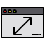 Enlarge アイコン 64x64